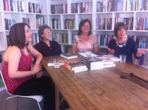 With Rachael, Joy and Cheryl during filming 