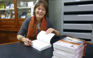Signing books in Orange