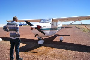 This plane takes four people