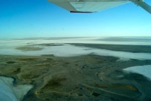 Edging towards the lake