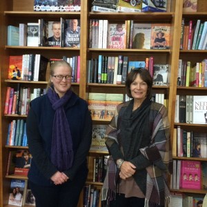With Nicole from the Leading Edge bookstore in Benalla