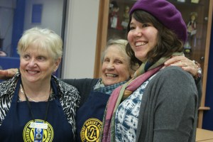 Annie, Pat and Jodie, who took out the prize for best gluten free cake
